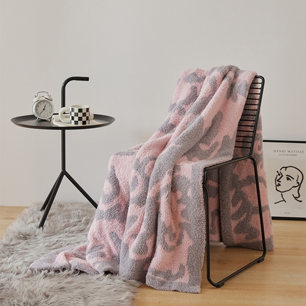 91家纺网 家纺一手货源 找家纺 2025新款柔软舒适半边绒盖毯-诺德维 诺德维-粉紫色