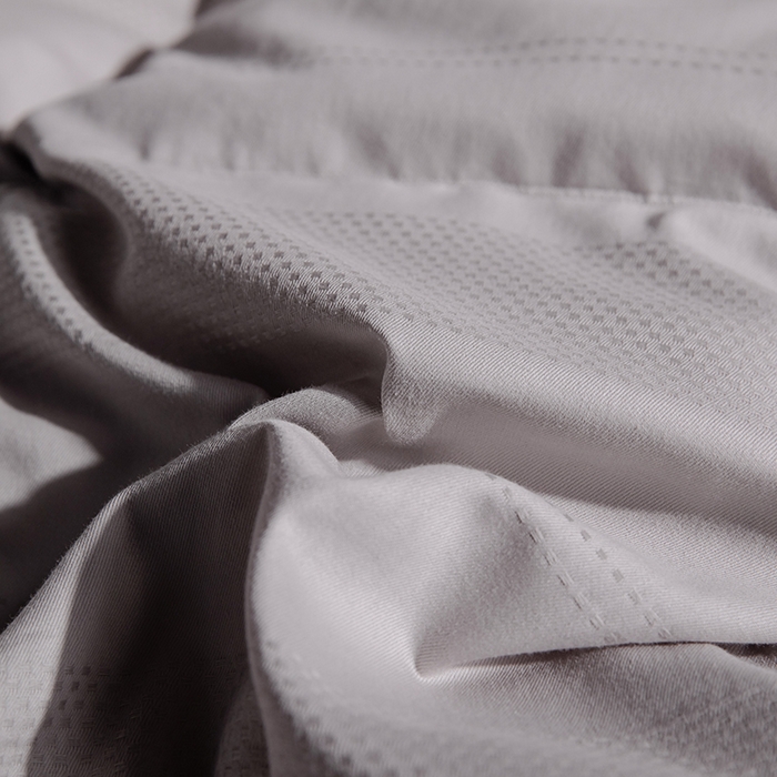 91家纺网 家纺一手货源 找家纺 静若居羽绒被壳 厂家直销双层全棉提花羽绒被壳自充绒淘宝京东双层防绒羽绒被壳 南西灰