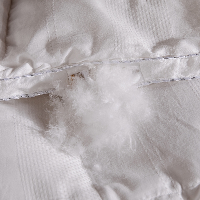 91家纺网 家纺一手货源 找家纺 御眠纺羽绒被壳 厂家直销双层全棉提花羽绒被壳自充绒淘宝京东双层防绒羽绒被壳 南西白