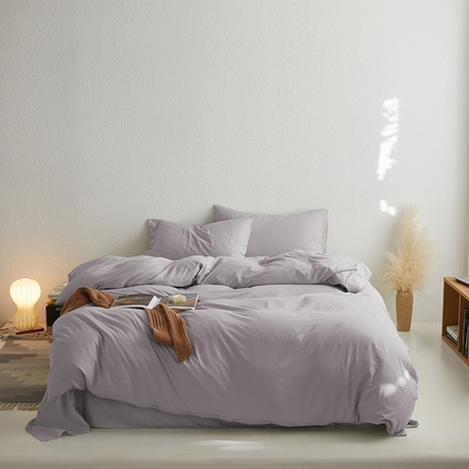 91家纺网 家纺一手货源 找家纺 （总）沃朴家居 2024新款亲肤水洗棉四件套