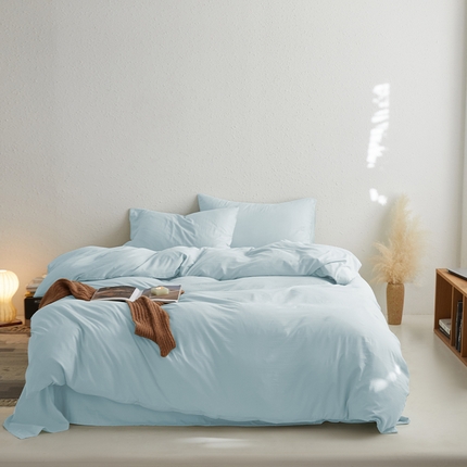 91家纺网 家纺一手货源 找家纺 （总）沃朴家居 2024新款亲肤水洗棉四件套