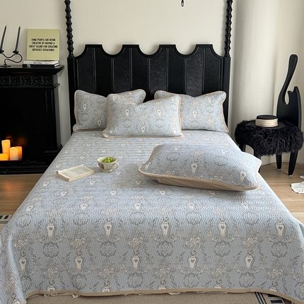 麦伦家居 2024新款天丝莫代尔婴儿绒两用床盖 伦敦之约