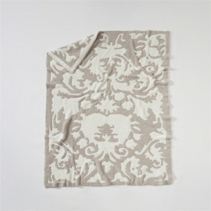 91家纺网 家纺一手货源 找家纺 2025新款柔软舒适半边绒盖毯-诺德维 诺德维-浅灰