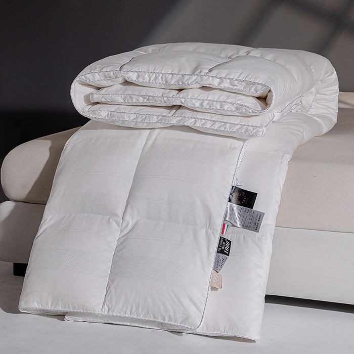 91家纺网 家纺一手货源 找家纺 御眠纺羽绒被壳 厂家直销双层全棉提花羽绒被壳自充绒淘宝京东双层防绒羽绒被壳 南西白