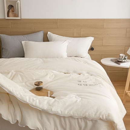 91家纺网 家纺一手货源 找家纺 （59%大豆）李官奇大豆子母被A类母婴级原棉大豆二合一拉链子母双胎被