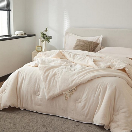 91家纺网 家纺一手货源 找家纺 （59%大豆）李官奇大豆子母被A类母婴级原棉大豆二合一拉链子母双胎被