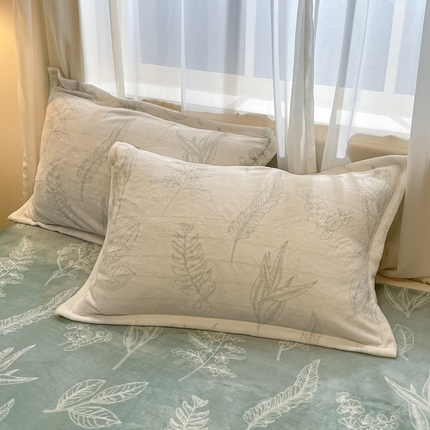 91家纺网 家纺一手货源 找家纺 （总）慕尚家纺 2025牛奶绒床盖床褥被套三件套四件套--单枕套