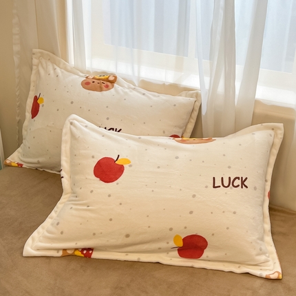 91家纺网 家纺一手货源 找家纺 （总）慕尚家纺 2025牛奶绒床盖床褥被套三件套四件套--单枕套