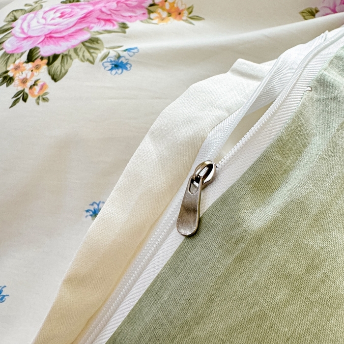 91家纺网 家纺一手货源 找家纺 洺兰家居 2025年新款全棉A类全喷气印花小清新单被套 锦绣