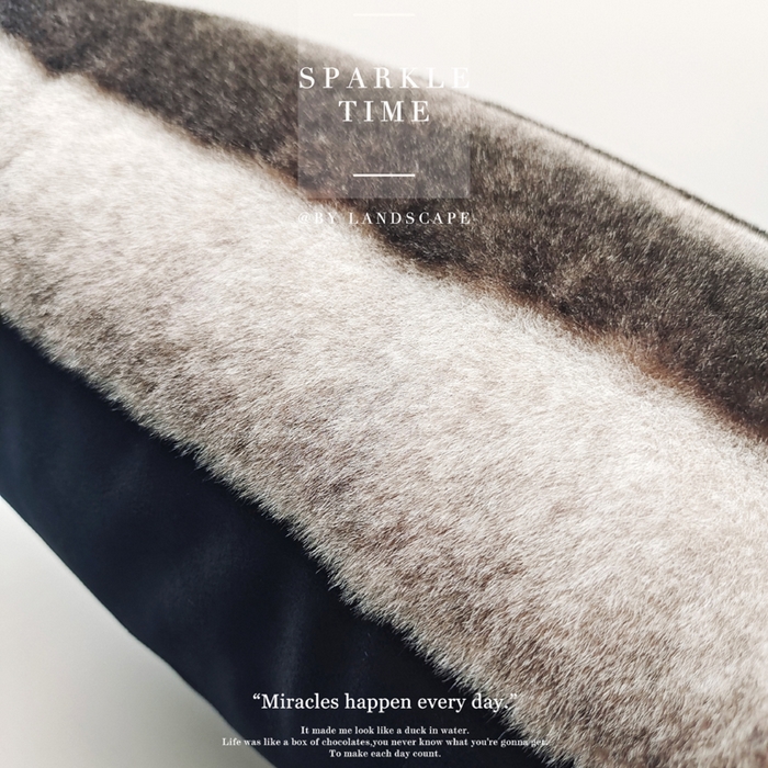 91家纺网 家纺一手货源 找家纺 澜屿 居家轻奢1200g金诺绒方抱枕 黑色