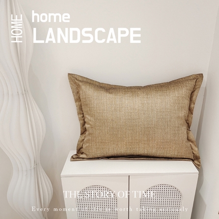 （总）澜屿 金银丝提花大靠枕