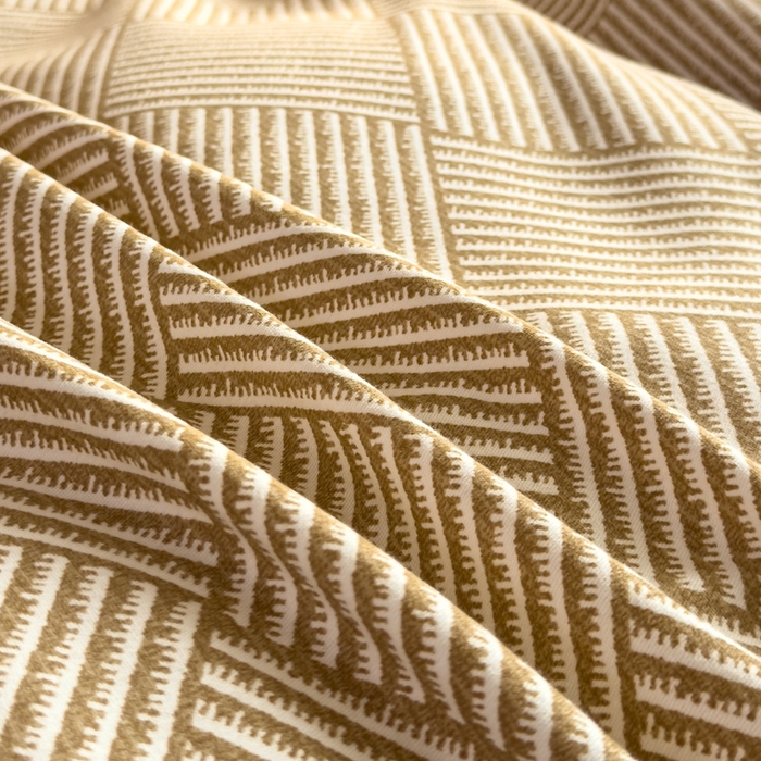 91家纺网 家纺一手货源 找家纺 优品阁 2024新款亲肤舒适全棉磨毛四件套学生三件套系列  莫利格-咖