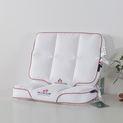 91家纺网 家纺一手货源 找家纺 境月枕芯坊 2024新款红胖子/红瘦子舒睡枕枕头枕芯 红胖子48*74cm/只