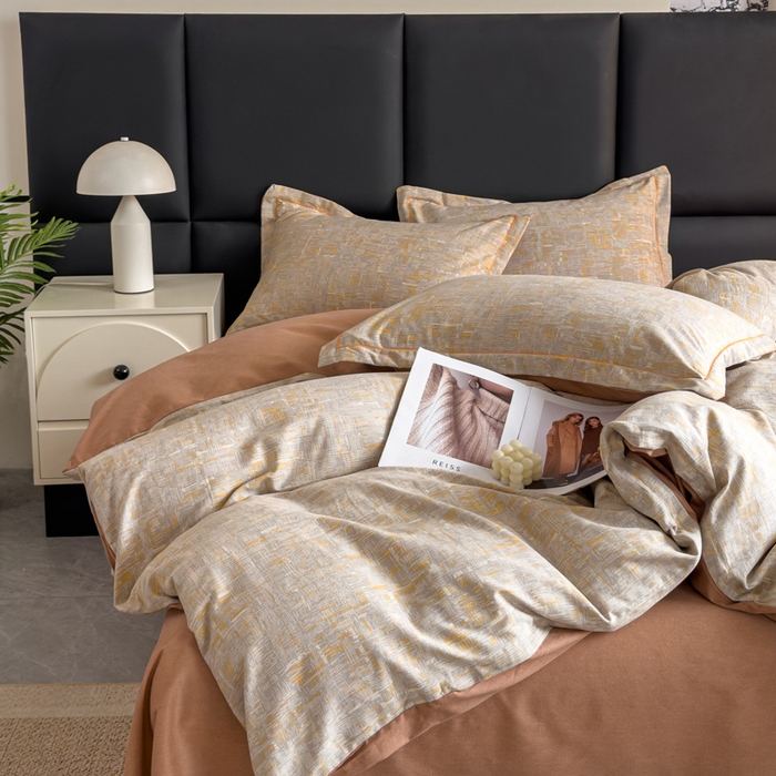 91家纺网 家纺一手货源 找家纺 优品阁 2024新款亲肤舒适全棉磨毛四件套学生三件套系列  普乐迪