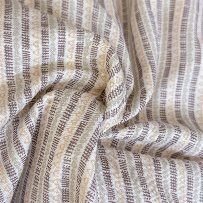 91家纺网 家纺一手货源 找家纺 窝米 2025新款ins极简风双层纱系列四件套 简致咖