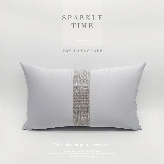 91家纺网 家纺一手货源 找家纺 澜屿 禅丝高精密宽条钻小抱枕 灰色