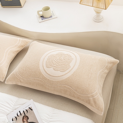 91家纺网 家纺一手货源 找家纺 （总）美宜家 2025新款全棉怀旧老式毛巾圈枕巾