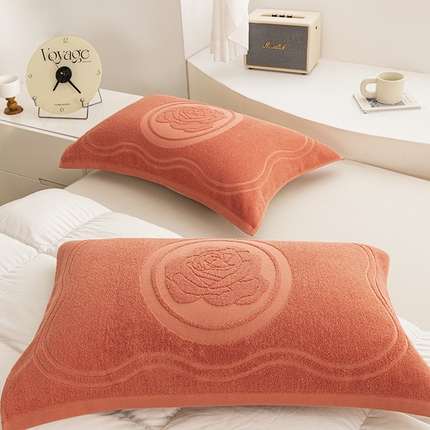 91家纺网 家纺一手货源 找家纺 （总）美宜家 2025新款全棉怀旧老式毛巾圈枕巾