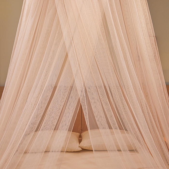 91家纺网 家纺一手货源 找家纺 2025小清新圆顶吊顶蚊帐 轻舞 美玉