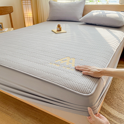 91家纺网 家纺一手货源 找家纺 芬晴家纺 2024新款A类母婴级大豆床笠大床款-奇趣 奇趣-星灰