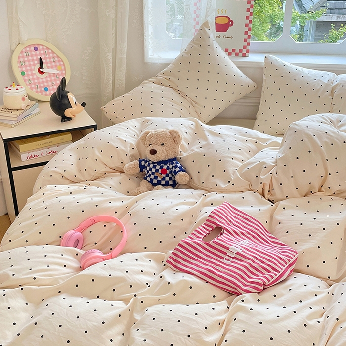 91家纺网 家纺一手货源 找家纺 优佳优品 2024新款ins亲肤水洗棉印花四件套（可提供买家秀）晨曦暖阳