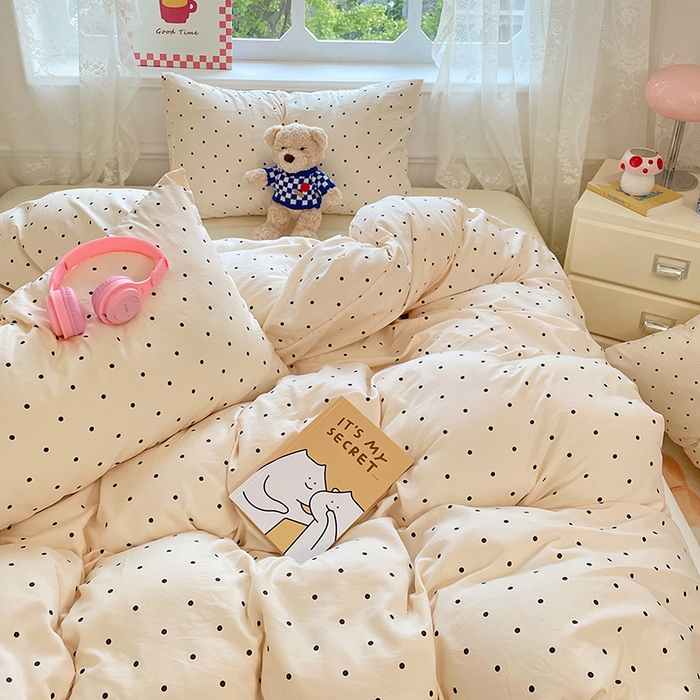 91家纺网 家纺一手货源 找家纺 优佳优品 2024新款ins亲肤水洗棉印花四件套（可提供买家秀）晨曦暖阳