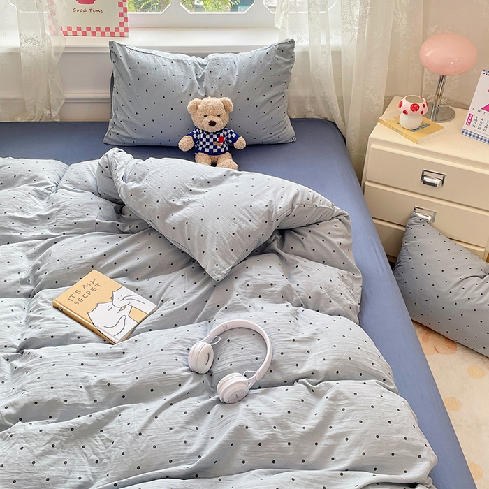 91家纺网 家纺一手货源 找家纺 优佳优品 2024新款ins亲肤水洗棉印花四件套（可提供买家秀）星河梦境