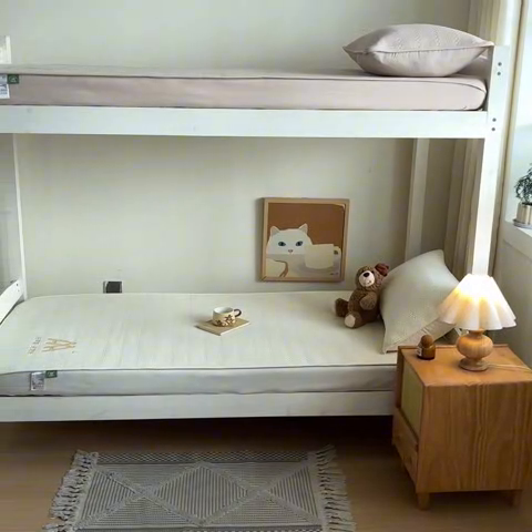 91家纺网 家纺一手货源 找家纺 芬晴家纺 2024新款A类母婴级大豆床笠学生款-奇趣 奇趣-米白