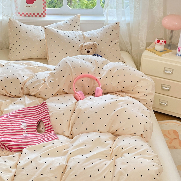 91家纺网 家纺一手货源 找家纺 优佳优品 2024新款ins亲肤水洗棉印花四件套（可提供买家秀）晨曦暖阳