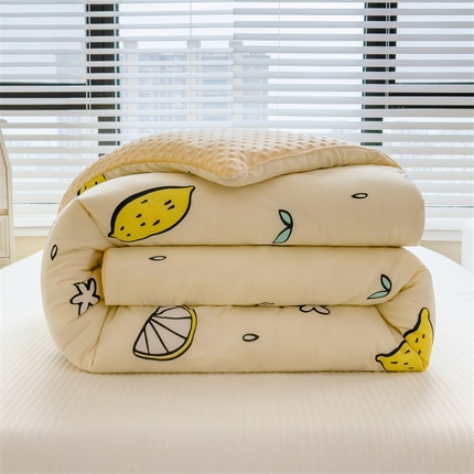 91家纺网 家纺一手货源 找家纺 （总）（买家秀 不断货）A类母婴级卡通儿童豆豆绒春秋冬被大豆纤维被子被芯空调被豆豆被水洗棉豆豆被夏被