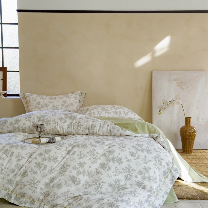 91家纺网 家纺一手货源 找家纺 丽卡家纺（原丽卡家纺） 2024新款A类德绒小清新数码印花四件套 花颜初夏