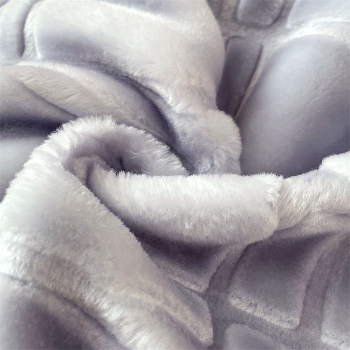 91家纺网 家纺一手货源 找家纺 凯轩毛毛毯毯子网销专供 2024新款5D压花素色云毛毯毯子毛毛毯毯子毛毯毯子子 素雅-灰