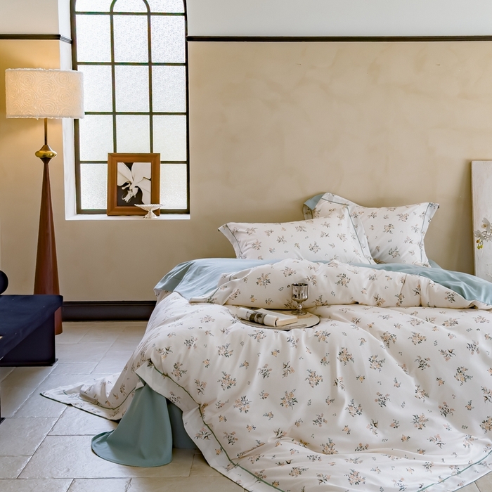 91家纺网 家纺一手货源 找家纺 丽卡家纺（原丽卡家纺） 2024新款A类德绒小清新数码印花四件套 丽芙