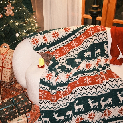 91家纺网 家纺一手货源 找家纺 （总）2025新款半边绒多功能毯-雪恩