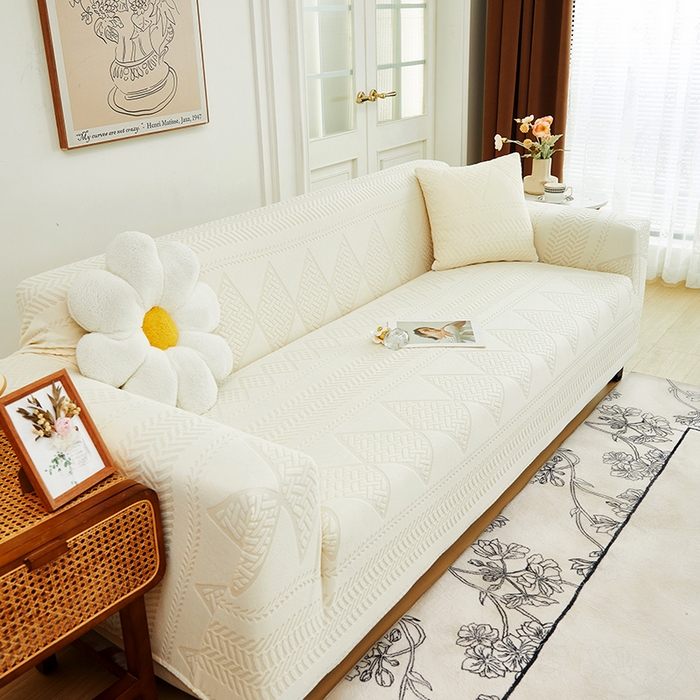 91家纺网 家纺一手货源 找家纺 （总）丝绮鹿 2024新款菲亚松紧款沙发套（三人图）