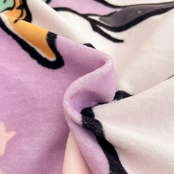 91家纺网 家纺一手货源 找家纺 A类母婴级库洛米美乐蒂三丽鸥正版授权卡通儿童牛奶绒双面牛奶绒四件套珊瑚绒四件套 绒大版-R冰淇淋甜心库洛米