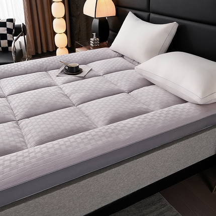 2024新款亲肤舒适石墨烯羊毛床褥 澳洲羊毛灰