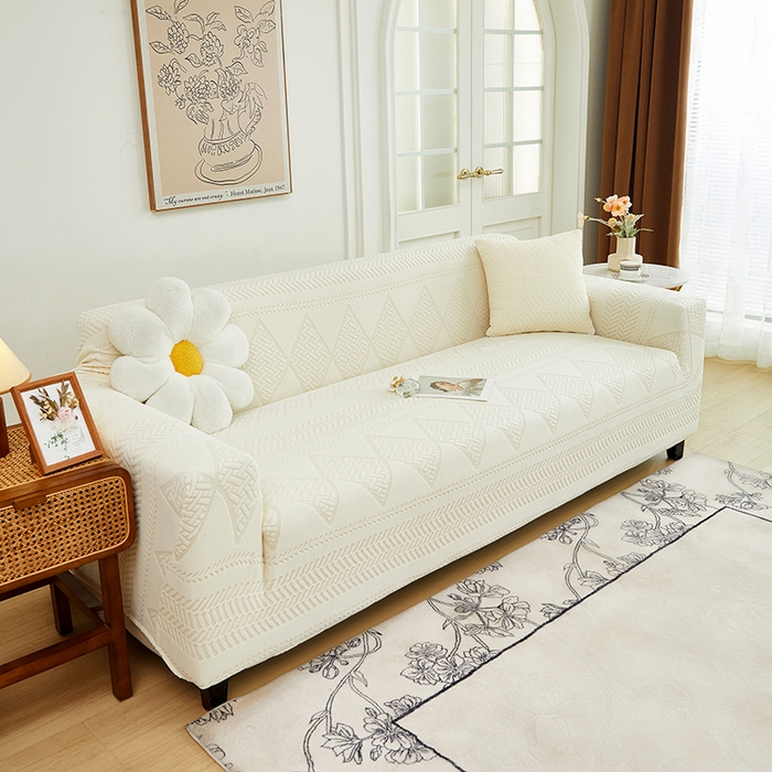 91家纺网 家纺一手货源 找家纺 （总）丝绮鹿 2024新款菲亚松紧款沙发套（三人图）