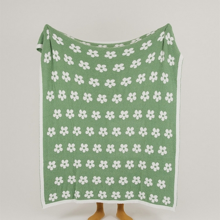 91家纺网 家纺一手货源 找家纺 （总）2025新款半边绒清新甜美碎花多功能毯-普利朵