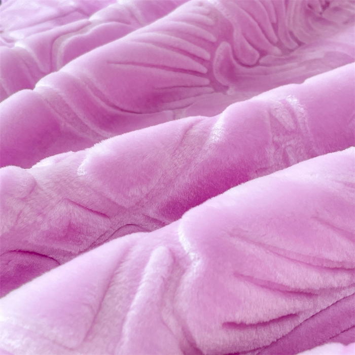 91家纺网 家纺一手货源 找家纺 凯轩毛毛毯毯子网销专供 2024新款5D压花素色云毛毯毯子毛毛毯毯子毛毯毯子子 素雅-浅紫