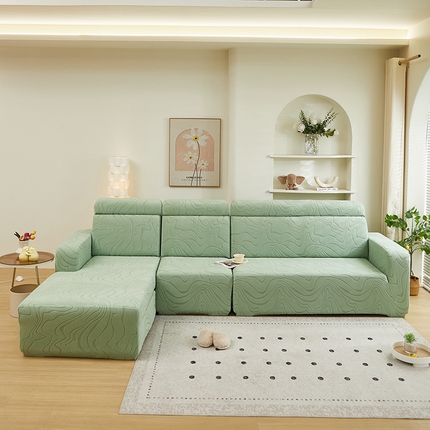 91家纺网 家纺一手货源 找家纺 （总）丝绮鹿 2024新款曲意松紧款沙发套（贵妃图）