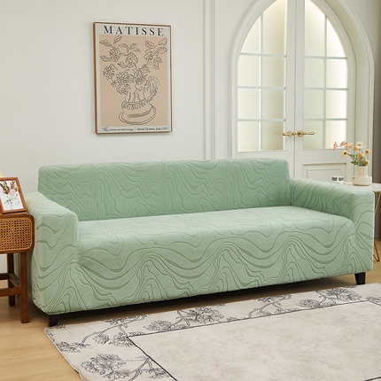 91家纺网 家纺一手货源 找家纺 （总）丝绮鹿 2024新款曲意松紧款沙发套（三人图）