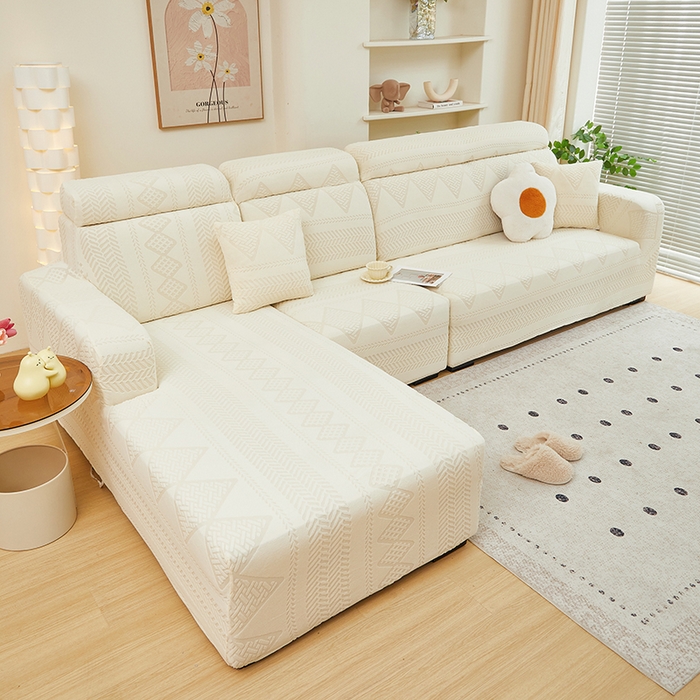 91家纺网 家纺一手货源 找家纺 （总）丝绮鹿 2024新款菲亚松紧款沙发套（贵妃图）