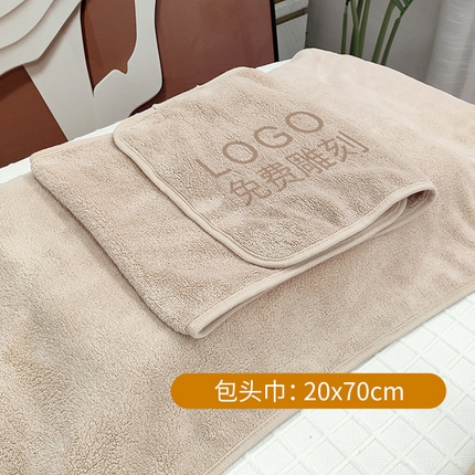 91家纺网 家纺一手货源 找家纺 2024新款A类珊瑚绒美-容院专用毛巾 床巾（床单）卡其