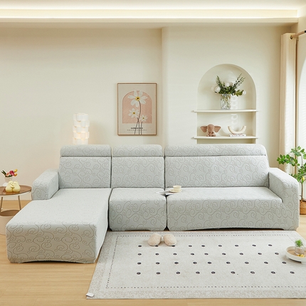 91家纺网 家纺一手货源 找家纺 （总）丝绮鹿 2024新款年华松紧款沙发套（贵妃图）