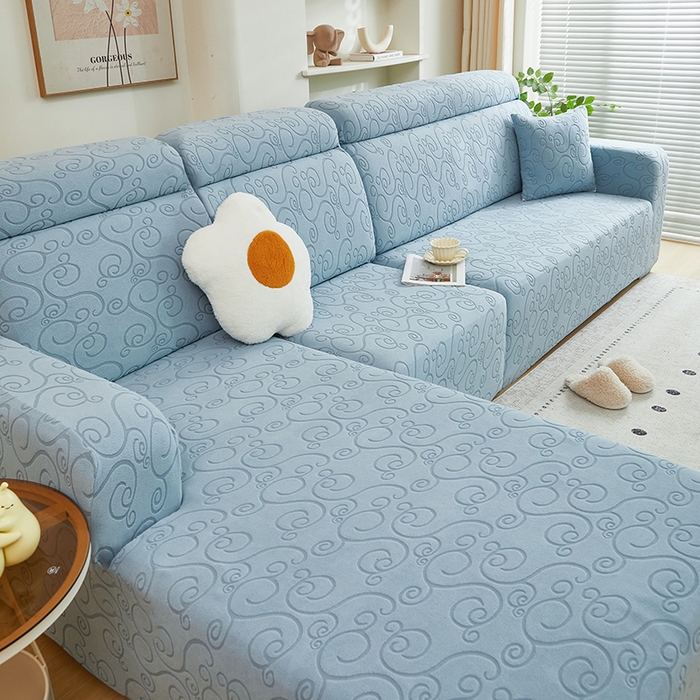 91家纺网 家纺一手货源 找家纺 （总）丝绮鹿 2024新款年华松紧款沙发套（贵妃图）