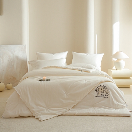 91家纺网 家纺一手货源 找家纺 （总）丽卡家纺（原丽卡家纺） 2024新款莫妮卡羊绒子母被