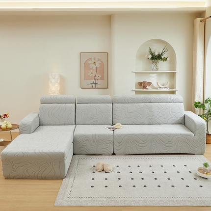 91家纺网 家纺一手货源 找家纺 （总）丝绮鹿 2024新款曲意松紧款沙发套（贵妃图）