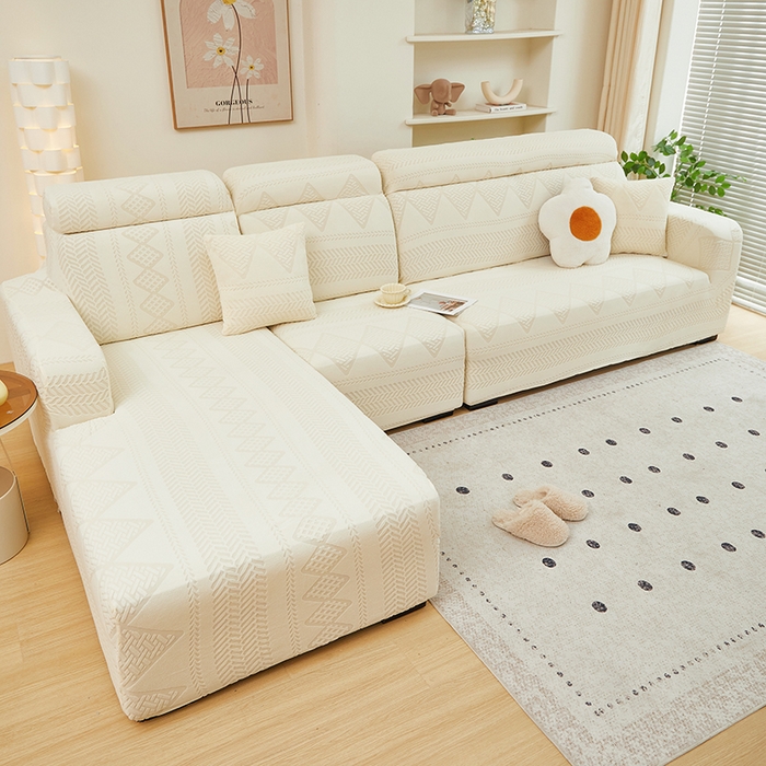 91家纺网 家纺一手货源 找家纺 （总）丝绮鹿 2024新款菲亚松紧款沙发套（贵妃图）