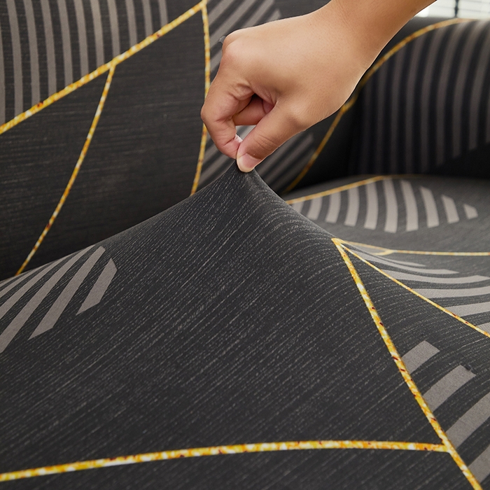 91家纺网 家纺一手货源 找家纺 共鸣沙发套 2024新款牛奶丝系列沙发套（裙摆款） 墨岩